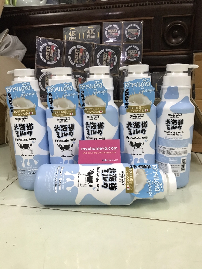 Sữa Tắm Trắng Da Hokkaido Milk THÁI LAN  Dưỡng Thể-1