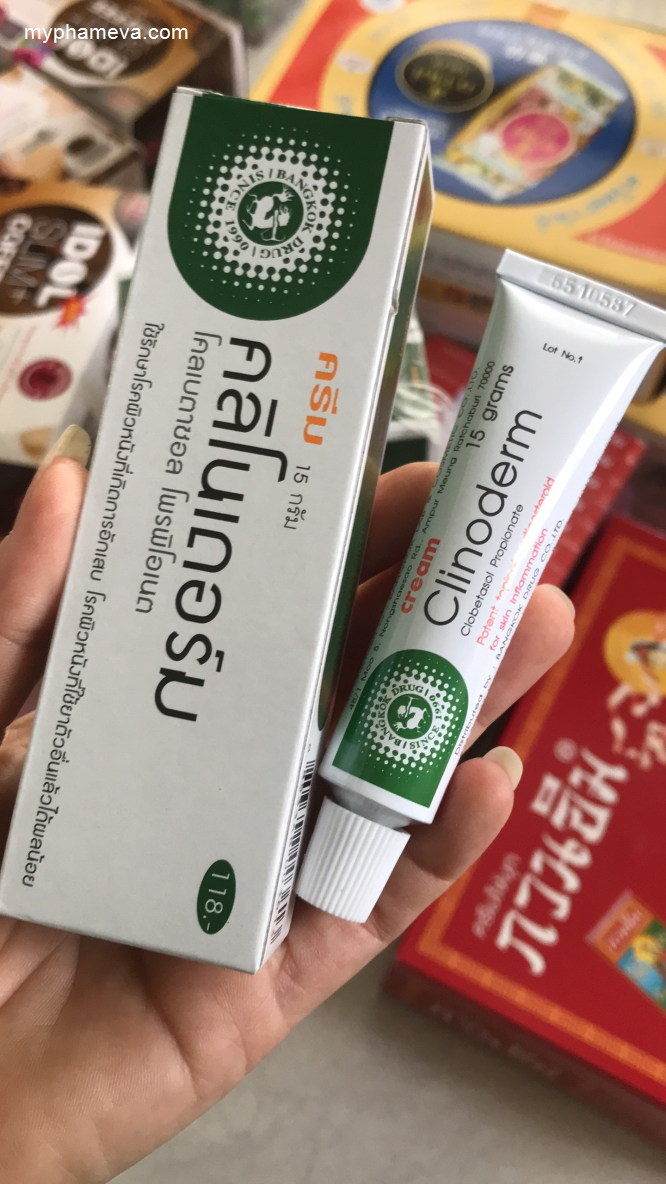 Thuốc Trị Vẫy Nến Bôi Ngoài Da Clinoderm Thái Lan Chăm Sóc Mặt-1