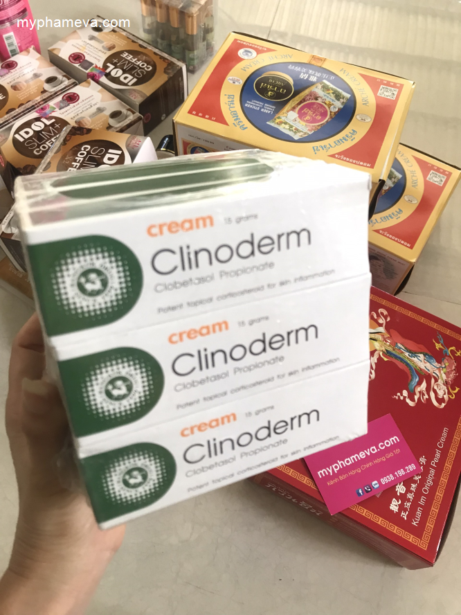 Thuốc Trị Vẫy Nến Bôi Ngoài Da Clinoderm Thái Lan Chăm Sóc Mặt-1