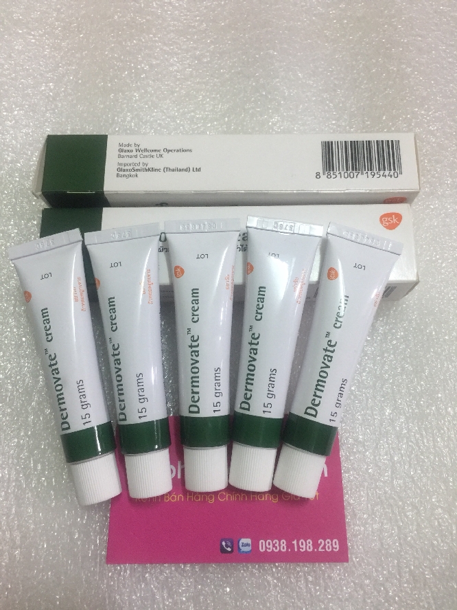 Thuốc Trị Vẩy Nến Viêm Da Chàm Đỏ Dermovate Cream Thailand Dưỡng Thể-1