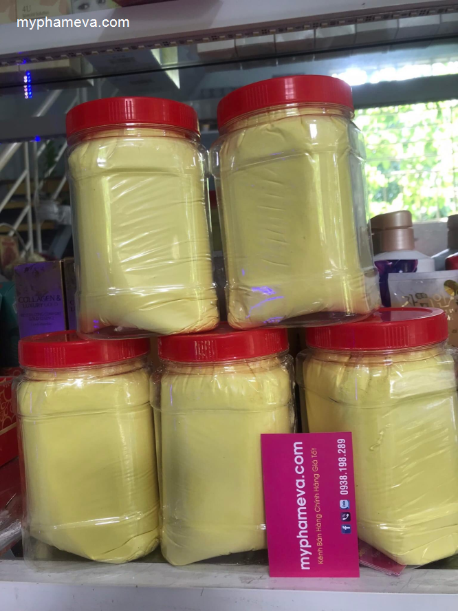 TINH BỘT NGHỆ Chăm Sóc Mặt-1