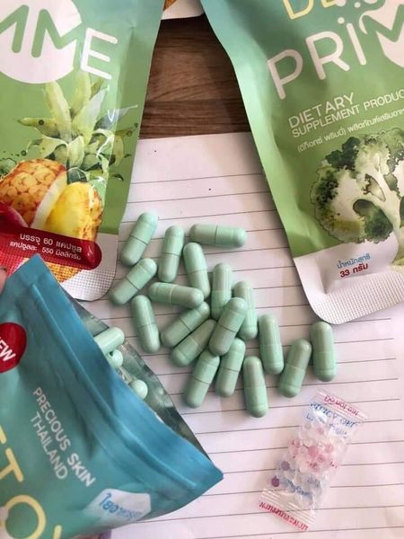VIÊN UỐNG GIẢM MỠ DETOX PRIME RAU CỦ QUẢ THÁI LAN Dưỡng Thể-1