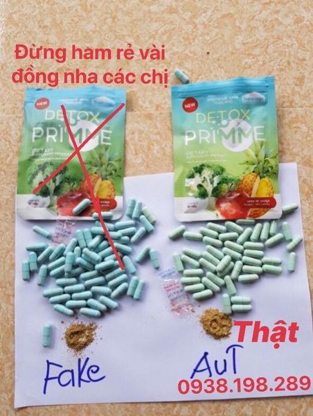 VIÊN UỐNG GIẢM MỠ DETOX PRIME RAU CỦ QUẢ THÁI LAN Dưỡng Thể-1