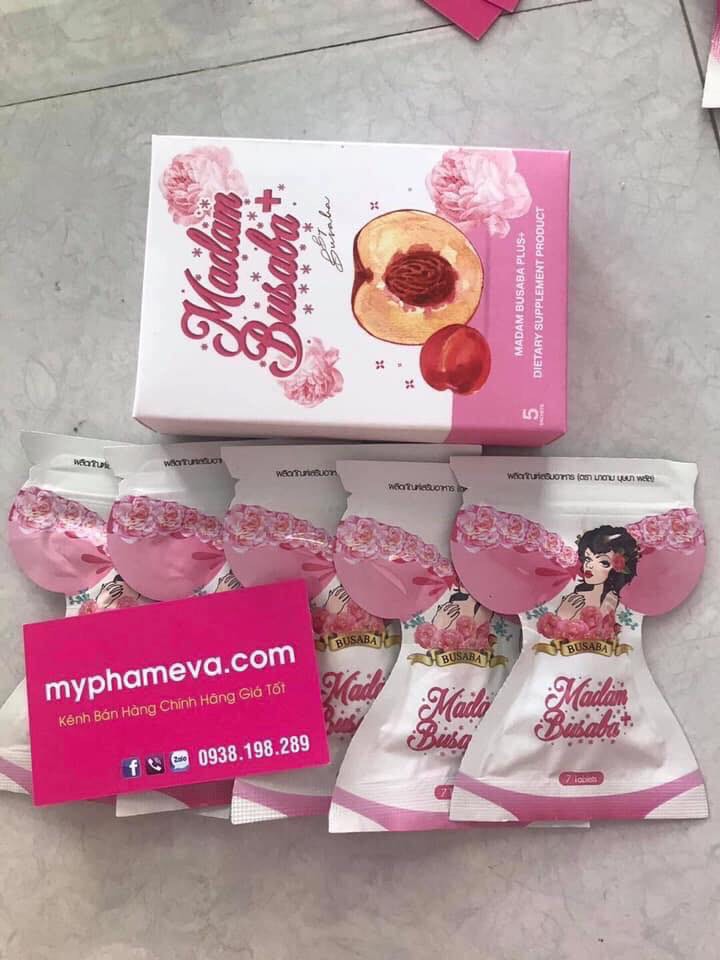 Viên Uống Nở Ngực & Se Khít Madam Busaba Thái Lan Dưỡng Thể-1
