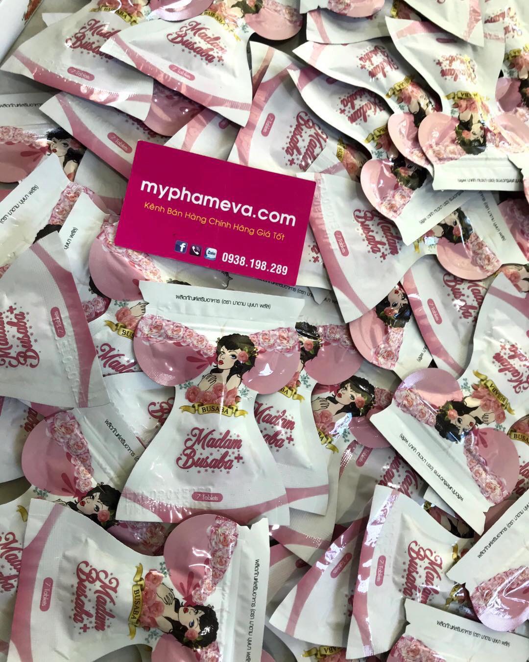 Viên Uống Nở Ngực & Se Khít Madam Busaba Thái Lan Dưỡng Thể-1