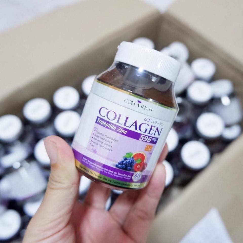 Viên Uống Trắng Da Collagen 596mg Thái Lan Chăm Sóc Mặt-1
