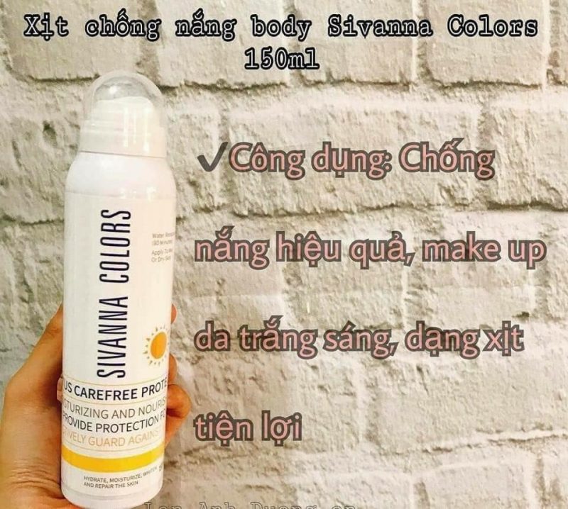 Xịt Chống Nắng Sivanna Colors THÁI LAN Dưỡng Thể-1