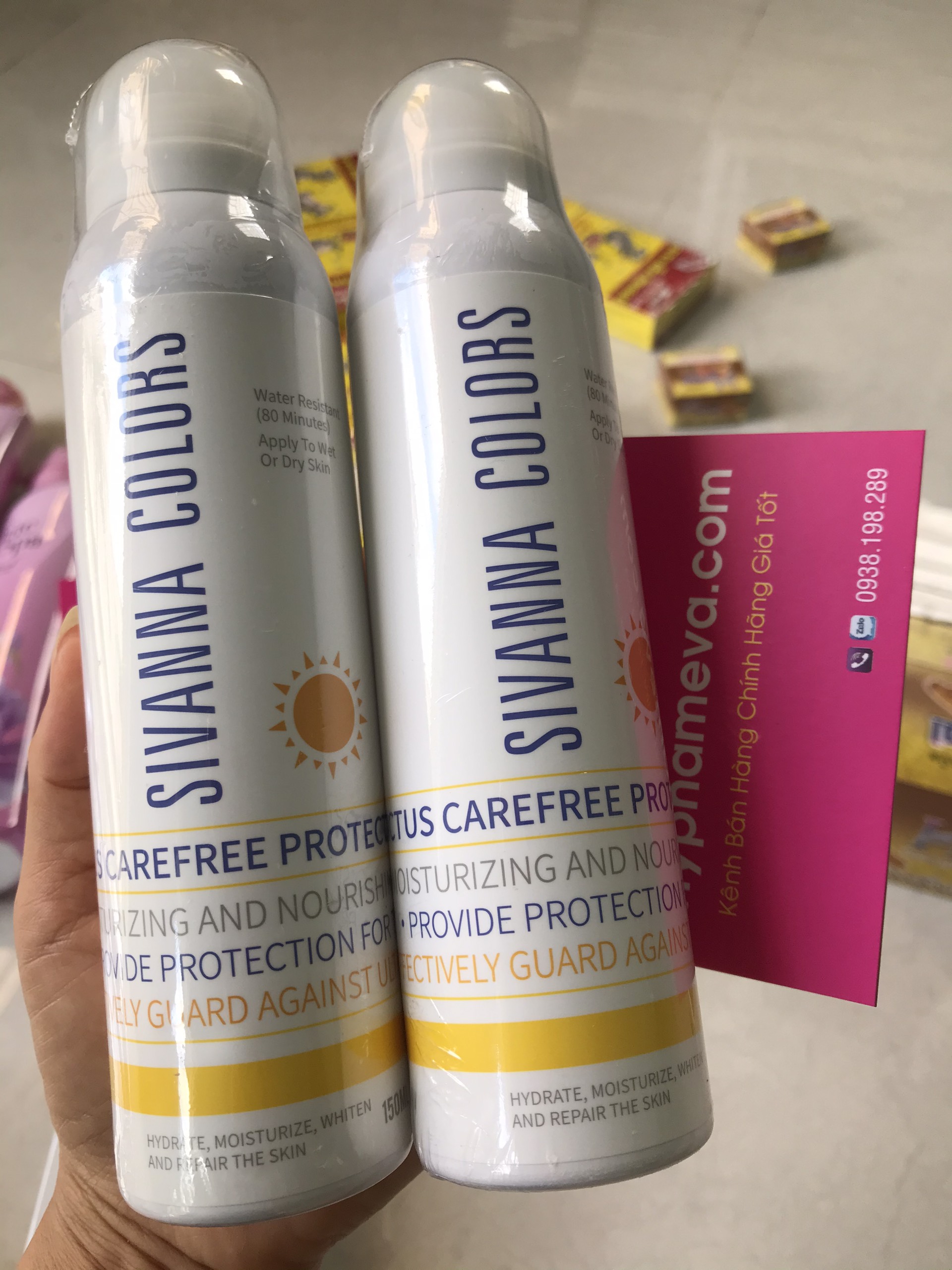 Xịt Chống Nắng Sivanna Colors THÁI LAN Dưỡng Thể-1