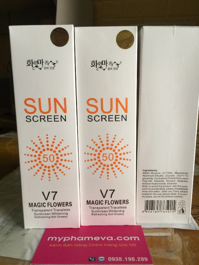 Xịt Chống Nắng Sun Screen V7 Hàn Quốc Dưỡng Thể-1