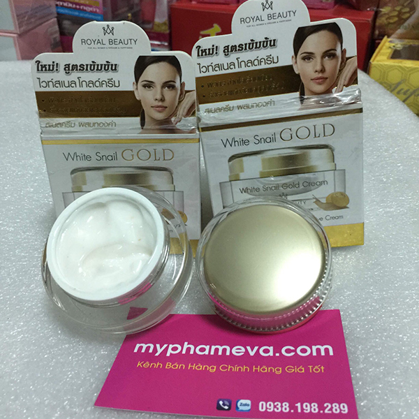  KEM  WHITE SNAIL GOLD DƯỠNG TRẮNG DA CHỐNG LÃO HÓA THÁI LAN
