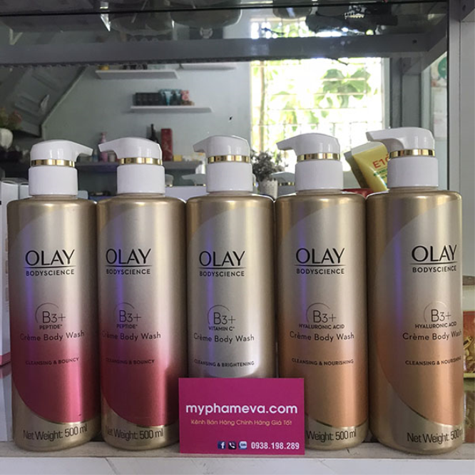 Sữa Tắm Dưỡng Trắng Da, Chống Lão Hóa Olay B3 TháiLan