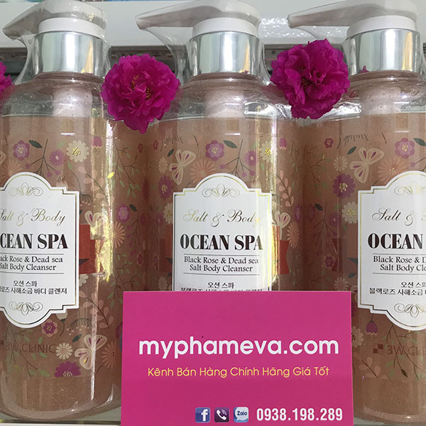 Sữa Tắm Muối Biển Tẩy Da Chết Ocean Spa Hàn Quốc
