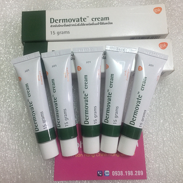 Thuốc Trị Vẩy Nến Viêm Da Chàm Đỏ Dermovate Cream Thailand
