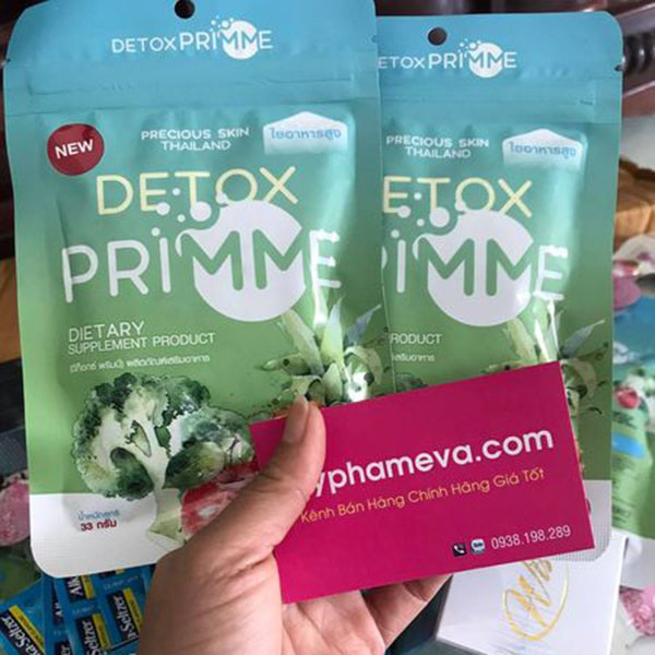 VIÊN UỐNG GIẢM MỠ DETOX PRIME RAU CỦ QUẢ THÁI LAN