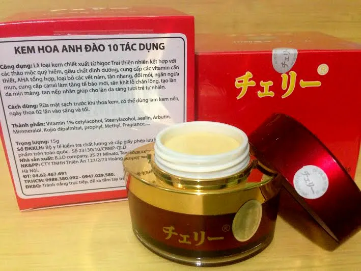 Kem face hoa anh đào Nhật Bản: thông tin và cách dùng