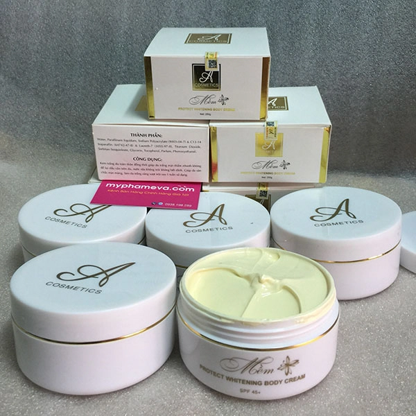Kem Dưỡng Trắng Da Body A Cosmetics