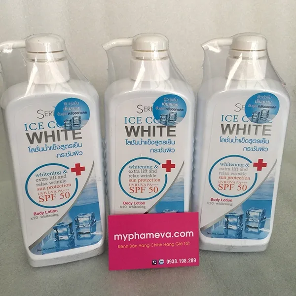 Kem Dưỡng Trắng Da Siren ice Cool White Body Lotion Thái lan