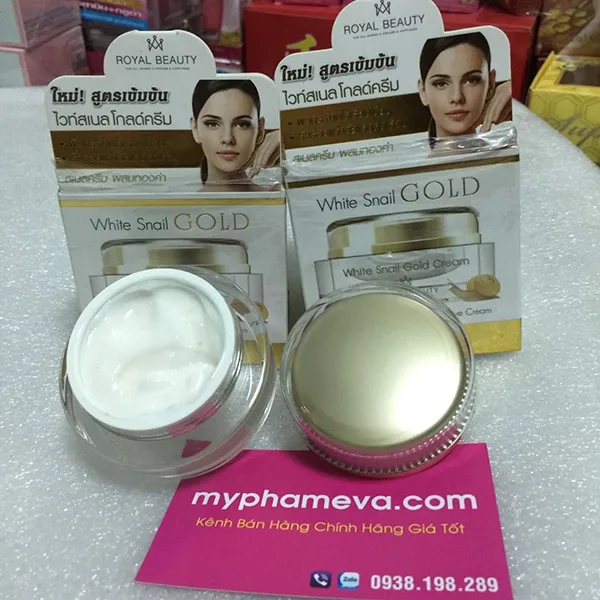 Kem White Snail Gold Dưỡng Trắng Da Chống Lão Hóa Thái Lan