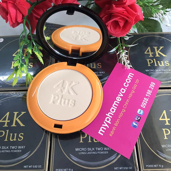 Phấn Phủ Trang Điểm Chống Thấm Nước 4K Plus Thailan