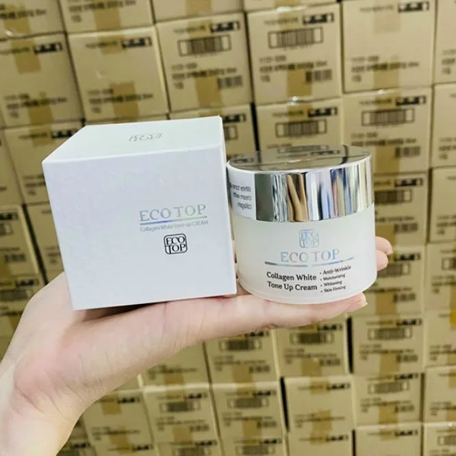 Kem Trắng Da Ecotop Collagen Whitening Tone Up Cream Hàn Quốc