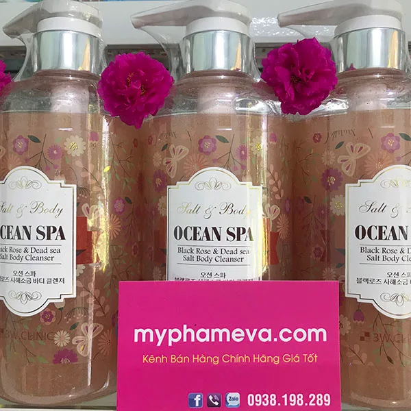 Sữa Tắm Muối Biển Tẩy Da Chết Ocean Spa Hàn Quốc