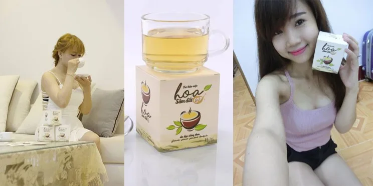 TRÀ HOA SÂM ĐẤT ZN GIẢM CÂN TAN MỠ