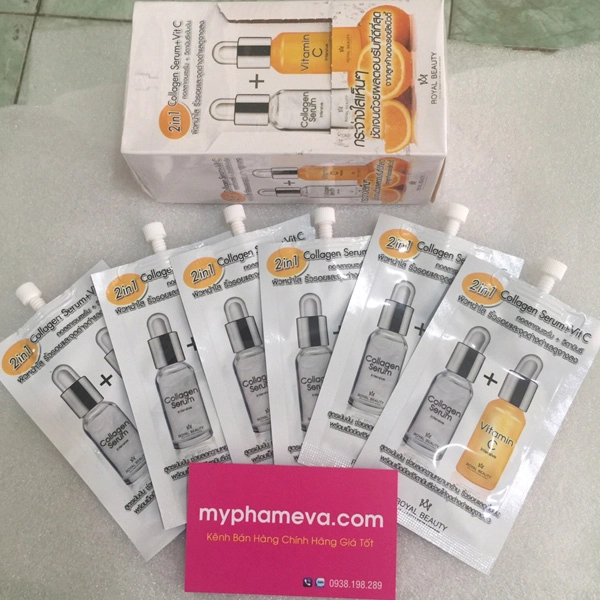 Serum Collagen Vitamin C Dưỡng Trắng Da Chống Lão Hóa Thái Lan