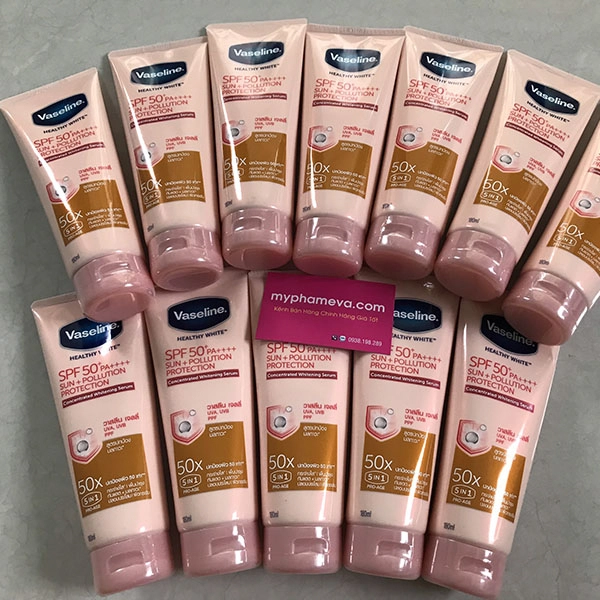 Sữa Dưỡng Thể Cao Cấp Vaseline 50X Thái Lan 180ml