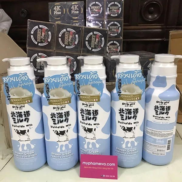 Sữa Tắm Trắng Da Hokkaido Milk THÁI LAN