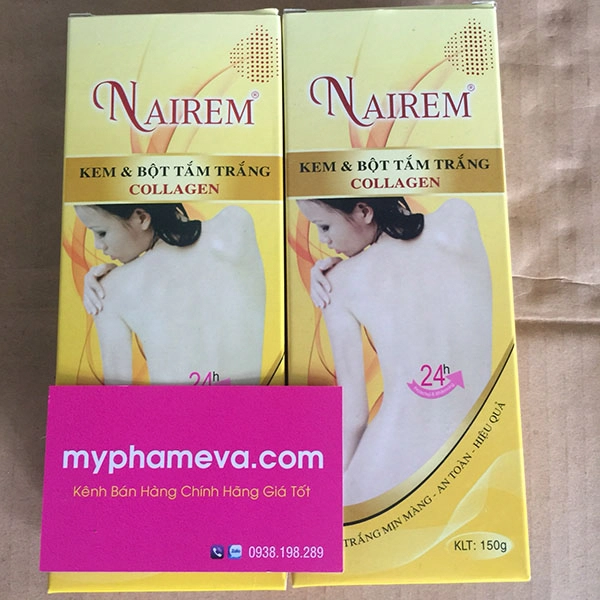Tắm Trắng Toàn Thân Collagen Nairem