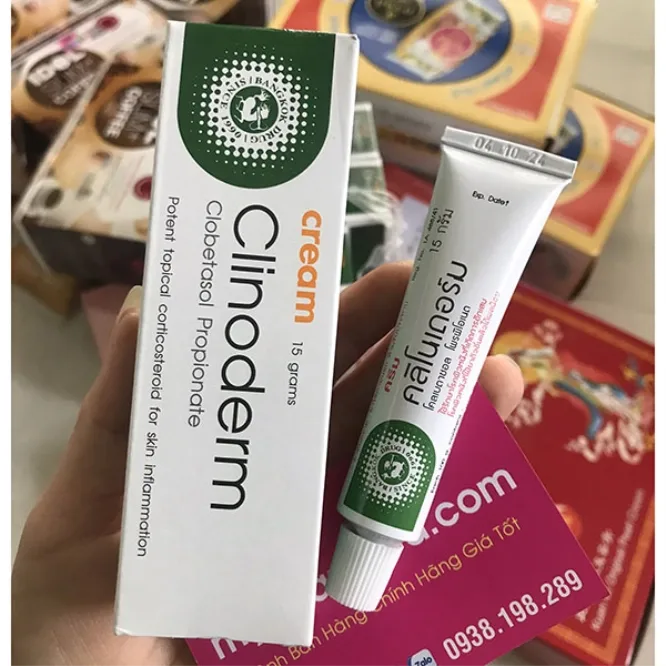 Thuốc Trị Vẫy Nến Bôi Ngoài Da Clinoderm Thái Lan