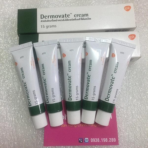 Thuốc Trị Vẩy Nến Viêm Da Chàm Đỏ Dermovate Cream Thailand