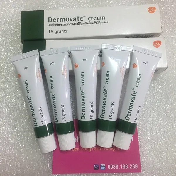 Thuốc Trị Vẩy Nến Viêm Da Chàm Đỏ Dermovate Cream Thailand
