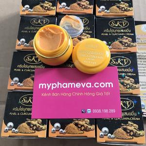 Kem Trị Mụn Thâm Pearl & Curcumin Cream SKY Nghệ Ngọc Trai Thái Lan