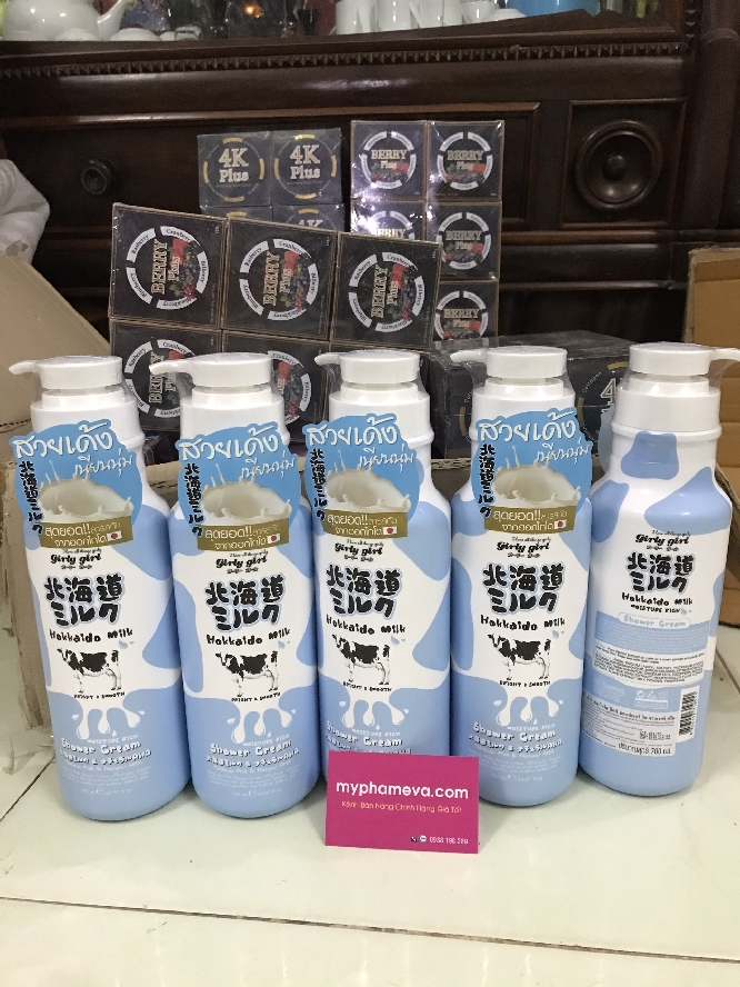 Sữa Tắm Trắng Da Hokkaido Milk THÁI LAN  Dưỡng Thể-1