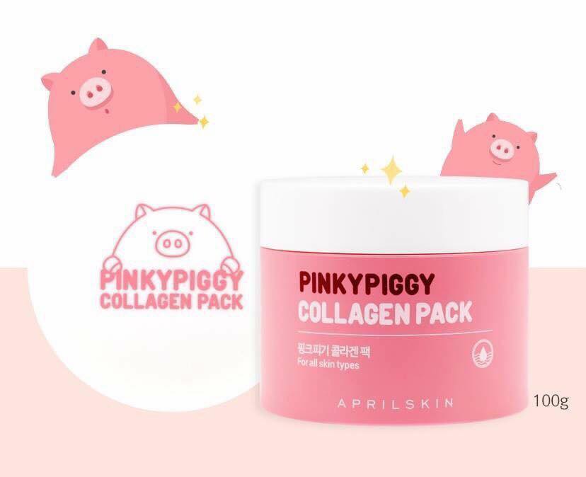 Mặt Nạ Xóa Nhăn Appil Skin Pinkypiggy Collagen Pack Hàn Quốc Chăm Sóc Mặt-1