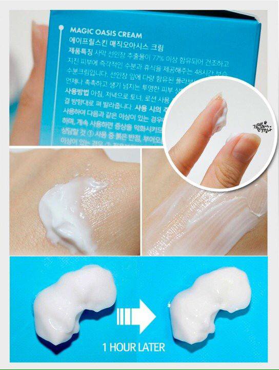 Kem Dưỡng Cung Cấp Độ Ẩm April Skin Magic Oasis Cream  Hàn Quốc Dưỡng Thể-1