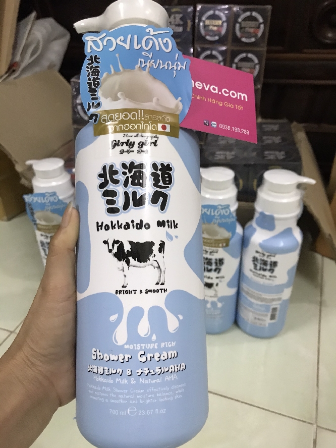Sữa Tắm Trắng Da Hokkaido Milk THÁI LAN  Dưỡng Thể-1