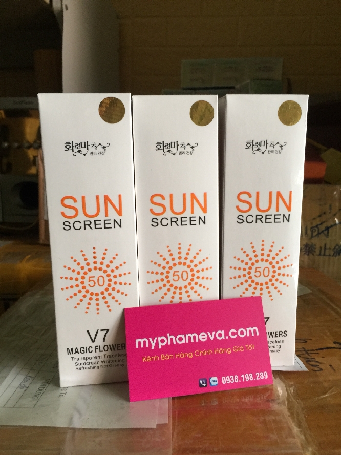 Xịt Chống Nắng Sun Screen V7 Hàn Quốc Dưỡng Thể-1